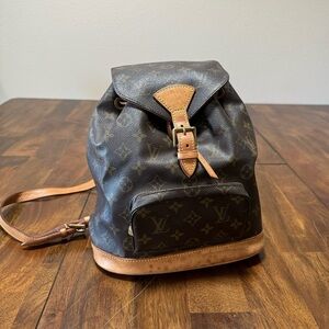 Louis Vuitton Monogram Brown Backpack Montsouris